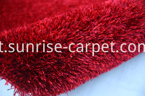 Polyester Shaggy Thick Yarn Plain Rug